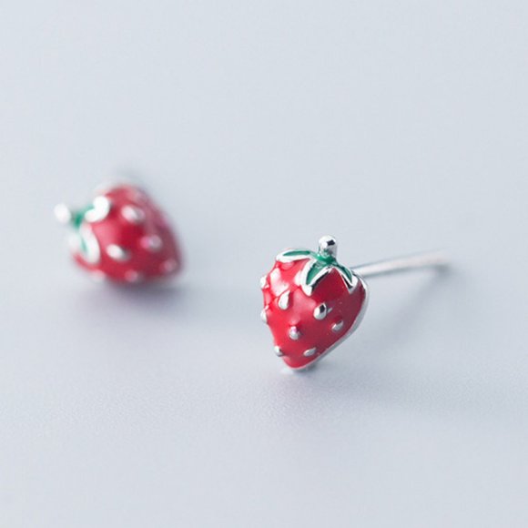 Strawberry Earrings - Picture 10 of 14